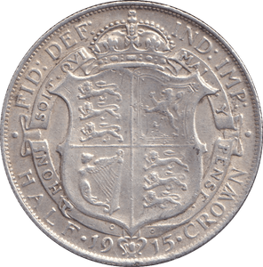 1915 HALFCROWN ( VF ) - HALFCROWN - Cambridgeshire Coins