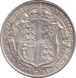 1915 HALFCROWN ( VF ) - HALFCROWN - Cambridgeshire Coins