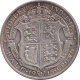 1915 HALFCROWN ( VF ) - HALFCROWN - Cambridgeshire Coins