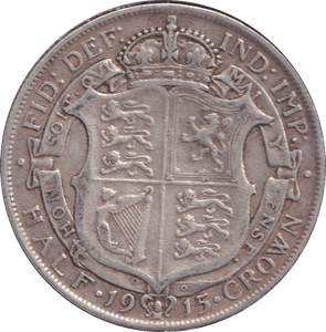 1915 HALFCROWN ( VF ) - HALFCROWN - Cambridgeshire Coins