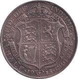 1915 HALFCROWN ( VF ) - HALFCROWN - Cambridgeshire Coins