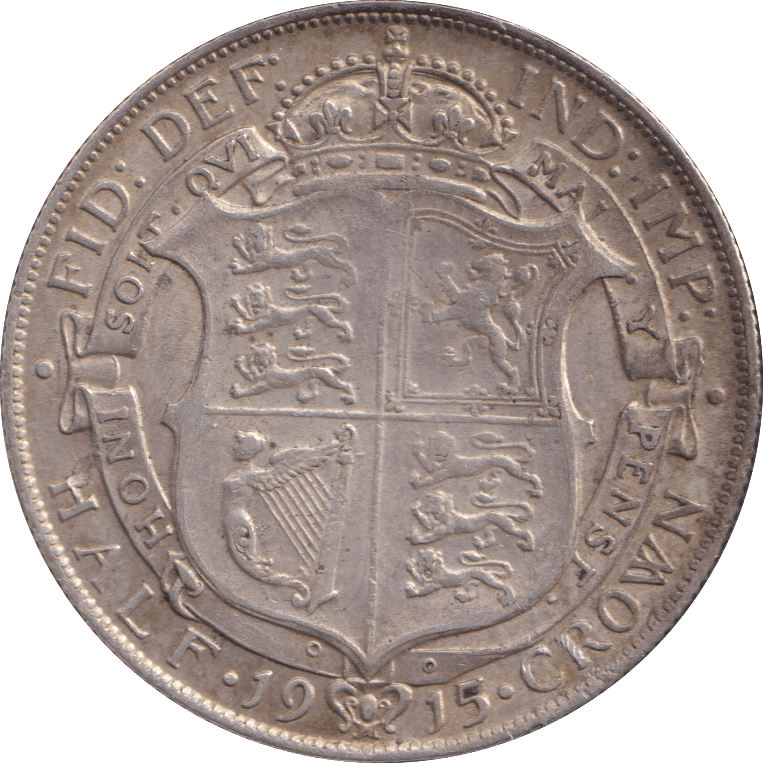 1915 HALFCROWN (VF ) - HALFCROWN - Cambridgeshire Coins