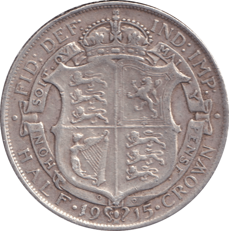 1915 HALFCROWN ( VF ) - HALFCROWN - Cambridgeshire Coins