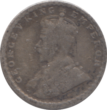 1915 INDIA TWO ANNAS - WORLD COINS - Cambridgeshire Coins