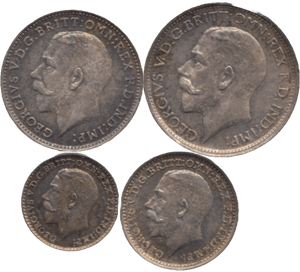 1915 MAUNDY SET GEORGE V - Maundy Set - Cambridgeshire Coins