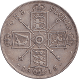 1915 ONE FLORIN ( VF ) - FLORIN - Cambridgeshire Coins