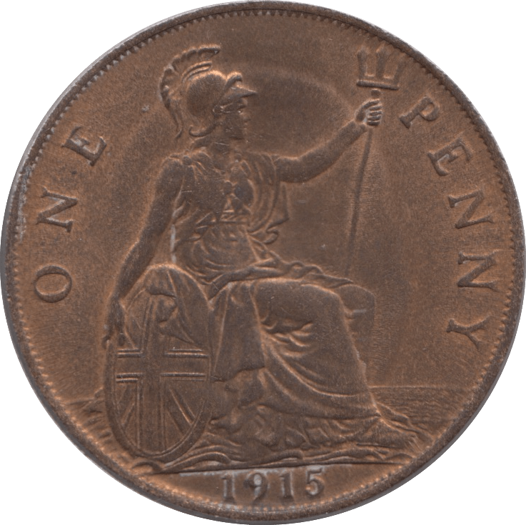 1915 PENNY ( AUNC ) - PENNY - Cambridgeshire Coins