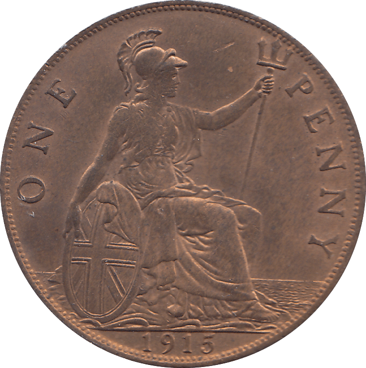 1915 PENNY ( UNC ) - PENNY - Cambridgeshire Coins