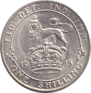 1915 SHILLING ( AUNC ) - SHILLING - Cambridgeshire Coins