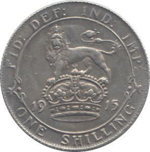 1915 SHILLING ( EF ) - SHILLING - Cambridgeshire Coins