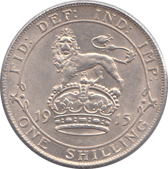 1915 SHILLING (EF) - SHILLING - Cambridgeshire Coins