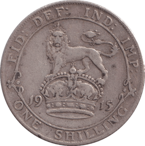 1915 SHILLING ( FINE ) - SHILLING - Cambridgeshire Coins