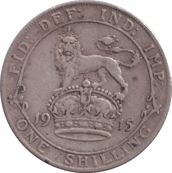 1915 SHILLING ( FINE ) - SHILLING - Cambridgeshire Coins