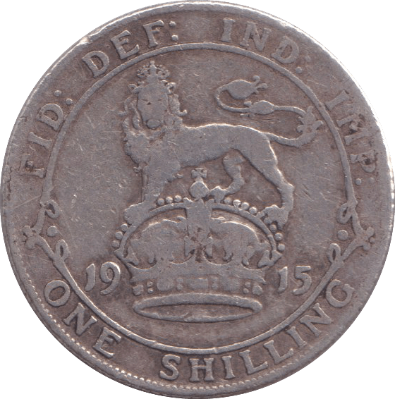 1915 SHILLING ( FINE ) - SHILLING - Cambridgeshire Coins