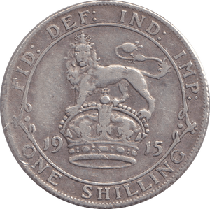 1915 SHILLING ( FINE ) - SHILLING - Cambridgeshire Coins