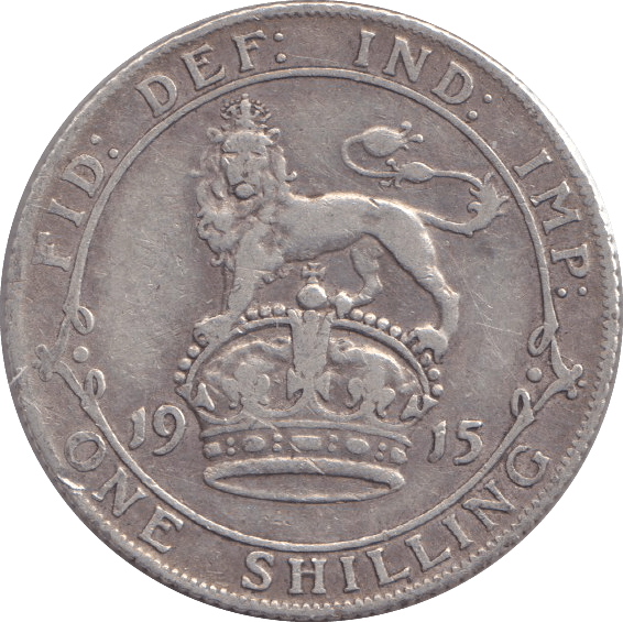 1915 SHILLING ( FINE ) - SHILLING - Cambridgeshire Coins