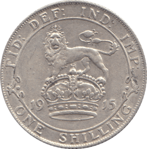 1915 SHILLING ( GVF ) - SHILLING - Cambridgeshire Coins