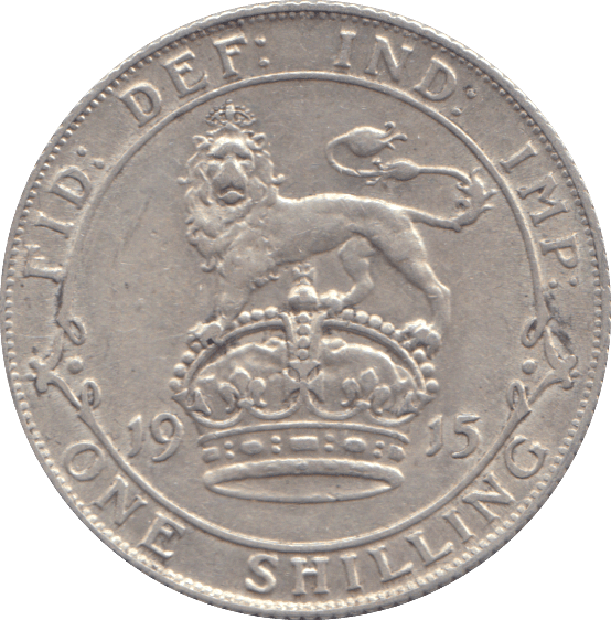 1915 SHILLING ( GVF ) - SHILLING - Cambridgeshire Coins
