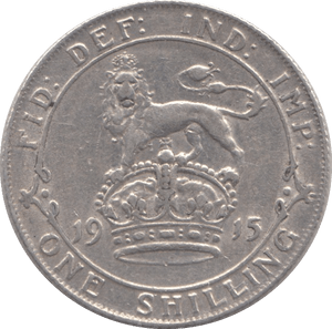1915 SHILLING ( GVF ) - SHILLING - Cambridgeshire Coins