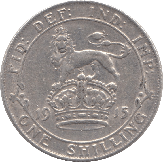 1915 SHILLING ( GVF ) - SHILLING - Cambridgeshire Coins