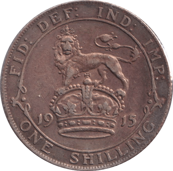1915 SHILLING ( GVF ) - SHILLING - Cambridgeshire Coins