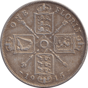 1915 SHILLING ( GVF ) - SHILLING - Cambridgeshire Coins