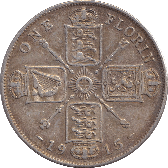 1915 SHILLING ( GVF ) - SHILLING - Cambridgeshire Coins