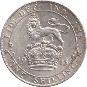 1915 SHILLING ( GVF ) - SHILLING - Cambridgeshire Coins