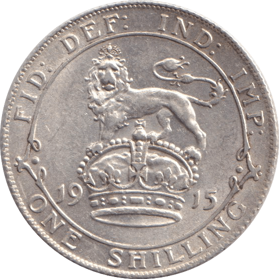 1915 SHILLING ( GVF ) - SHILLING - Cambridgeshire Coins