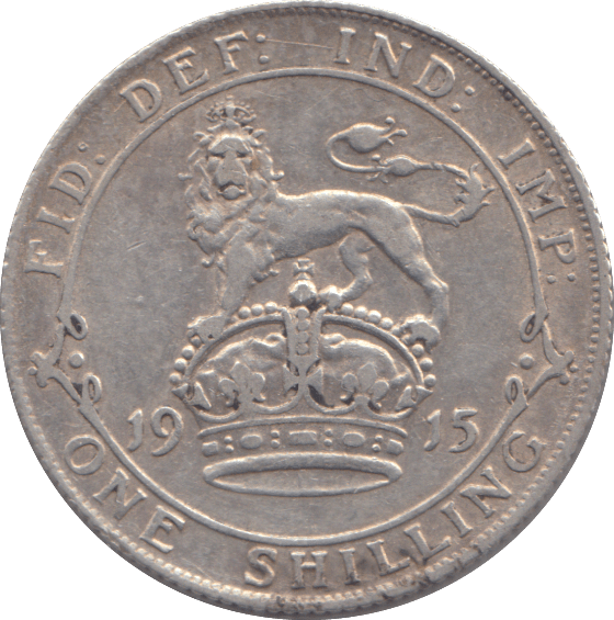 1915 SHILLING ( GVF ) - SHILLING - Cambridgeshire Coins