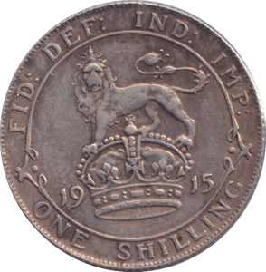 1915 SHILLING ( VF ) 9 - SHILLING - Cambridgeshire Coins