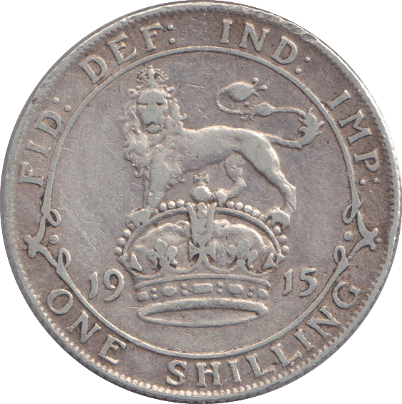 1915 SHILLING ( VF ) - SHILLING - Cambridgeshire Coins