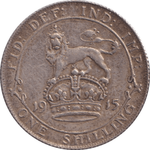 1915 SHILLING ( VF ) - SHILLING - Cambridgeshire Coins
