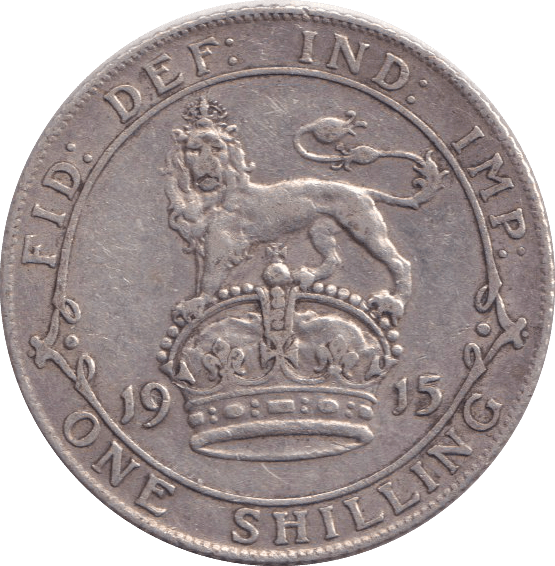 1915 SHILLING ( VF ) - SHILLING - Cambridgeshire Coins