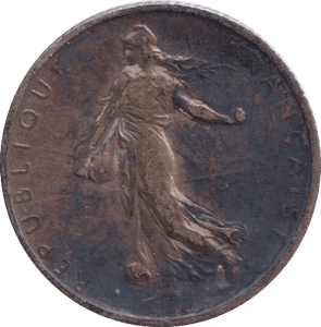 1915 SILVER FRANC FRANCE - SILVER WORLD COINS - Cambridgeshire Coins