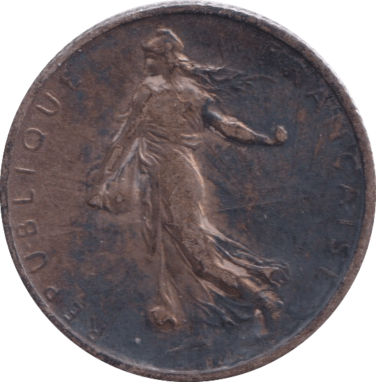 1915 SILVER FRANC FRANCE - SILVER WORLD COINS - Cambridgeshire Coins