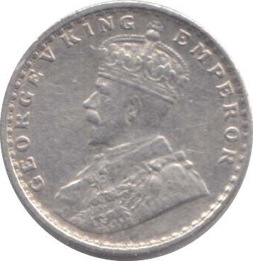 1915 SILVER INDIA 2 ANNAC - SILVER WORLD COINS - Cambridgeshire Coins