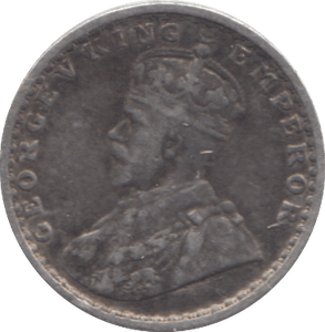 1915 SILVER INDIA 2 ANNAS - SILVER WORLD COINS - Cambridgeshire Coins