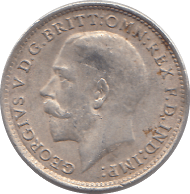 1915 SILVER THREEPENCE ( EF ) - THREEPENCE - Cambridgeshire Coins