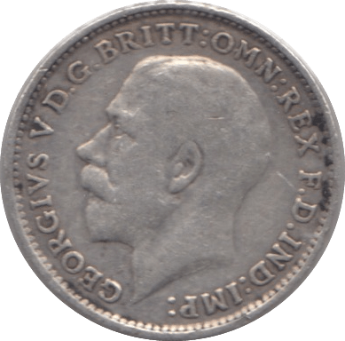 1915 SILVER THREEPENCE ( FINE ) - Threepence - Cambridgeshire Coins