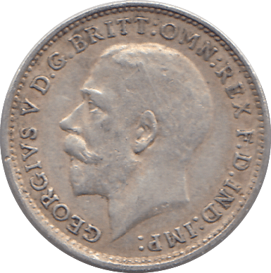 1915 SILVER THREEPENCE ( GVF ) - THREEPENCE - Cambridgeshire Coins