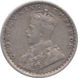 1915 SILVER TWO ANNAS INDIA - SILVER WORLD COINS - Cambridgeshire Coins