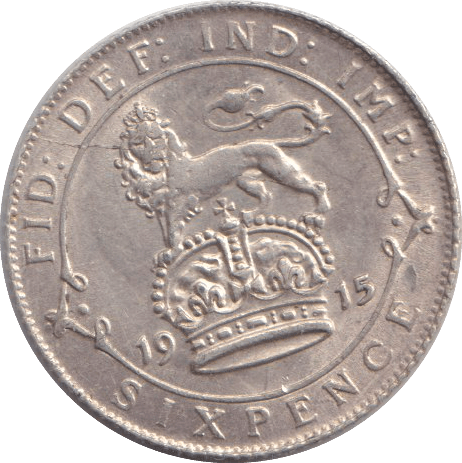 1915 SIXPENCE ( AUNC ) - SIXPENCE - Cambridgeshire Coins