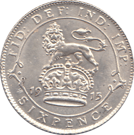 1915 SIXPENCE ( EF ) - SIXPENCE - Cambridgeshire Coins
