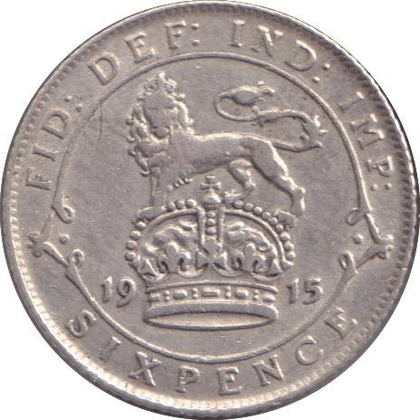 1915 SIXPENCE ( FINE ) - SIXPENCE - Cambridgeshire Coins