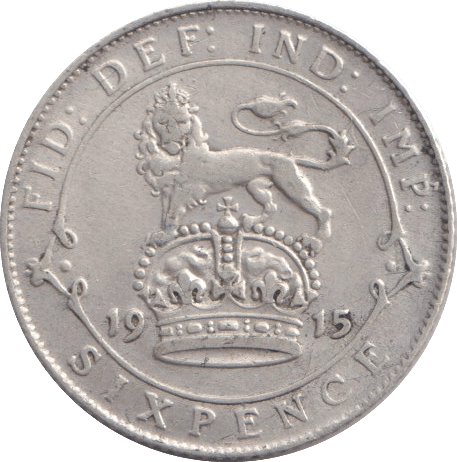 1915 SIXPENCE ( GF ) - SIXPENCE - Cambridgeshire Coins