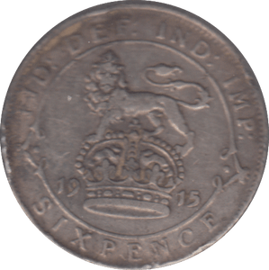 1915 SIXPENCE ( GF ) - SIXPENCE - Cambridgeshire Coins