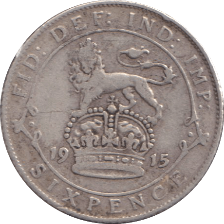 1915 SIXPENCE ( GF ) - SIXPENCE - Cambridgeshire Coins