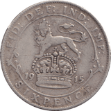 1915 SIXPENCE ( GF ) - SIXPENCE - Cambridgeshire Coins