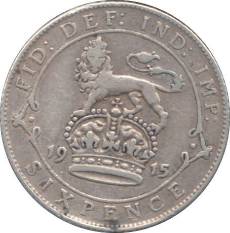 1915 SIXPENCE ( VF ) - Sixpence - Cambridgeshire Coins